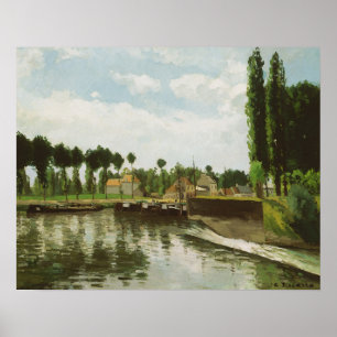 Camille Pissarro Schleuse bei Pontoise Poster