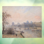 Camille Pissarro - Seine und Louvre Fensteraufkleber (Blatt 3)