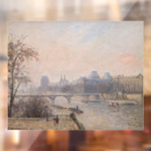 Camille Pissarro - Seine und Louvre Fensteraufkleber (Blatt 2)