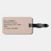 Camille Pissarro - Seine und Louvre Gepäckanhänger (Rückseite horizontal)