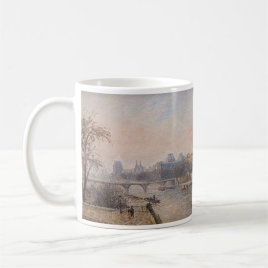Camille Pissarro - Seine und Louvre Kaffeetasse (Links)