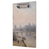Camille Pissarro - Seine und Louvre Klemmbrett (Links)