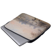 Camille Pissarro - Seine und Louvre Laptopschutzhülle (Vorne Knopf)