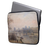 Camille Pissarro - Seine und Louvre Laptopschutzhülle (Vorderseite Links)