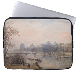 Camille Pissarro - Seine und Louvre Laptopschutzhülle