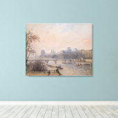 Camille Pissarro - Seine und Louvre Leinwanddruck (Insitu (Holzboden))