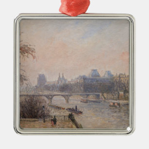 Camille Pissarro - Seine und Louvre Ornament Aus Metall