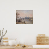Camille Pissarro - Seine und Louvre Poster (Küche)