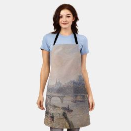 Camille Pissarro - Seine und Louvre Schürze
