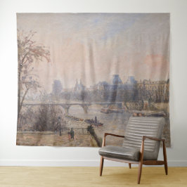Camille Pissarro - Seine und Louvre Wandteppich
