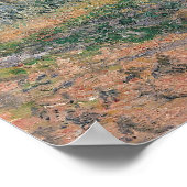 Camille Pissarro | Vegetable Garden at the Hermita Poster (Ecke)