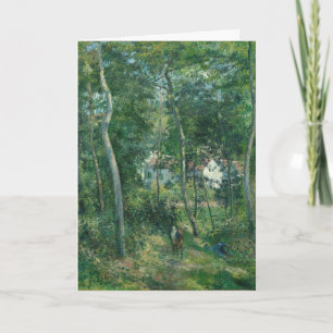 Camille Pissarro Waldrand bei L'Hermitag Karte