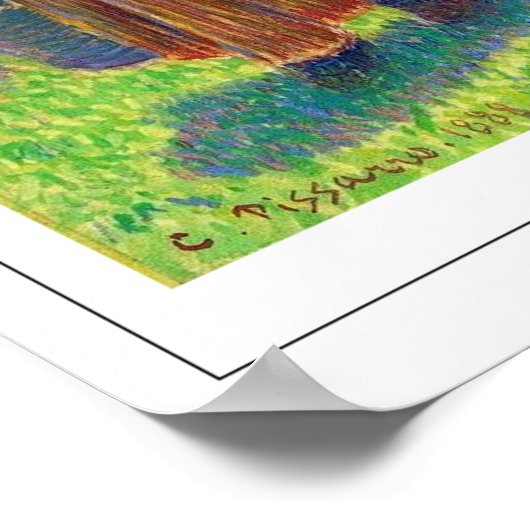 Camille Pissarro Zedign Art Poster #295-2 (Ecke)