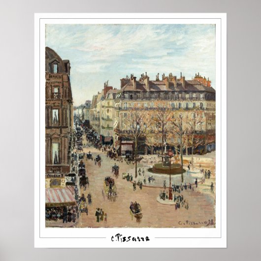 Camille Pissarro Zedign Art Poster #4 (Vorne)