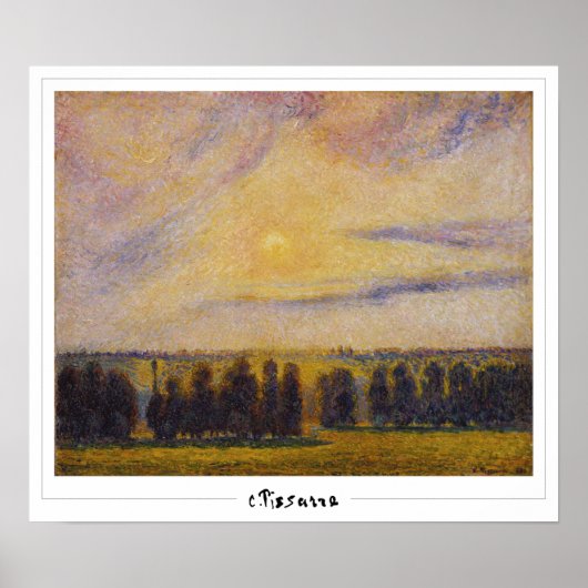 Camille Pissarro Zedign Art Poster #8-2 (Vorne)