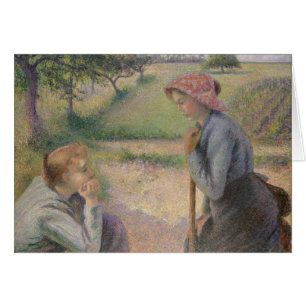 Camille Pissarro   Zwei junge Bauernfrauen