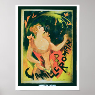 "Camille römisch" (Farbelitho) Poster