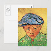 Camille Roulin von Vincent van Gogh Postkarte (Vorne/Hinten)