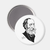 Camille Saint-Saëns Magnet (Vorderseite/Rückseite)