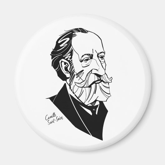 Camille Saint-Saëns Magnet (Vorne)