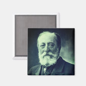 Camille Saint-Saëns (Nadar, Fotograf) Magnet (Vorderseite/Rückseite)