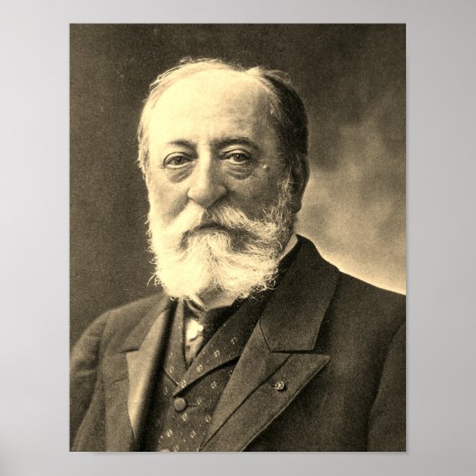 Camille Saint-Saëns (Nadar, Fotograf) Poster (Vorne)