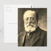 Camille Saint-Saëns (Nadar, Fotograf) Postkarte (Vorne/Hinten)