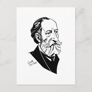Camille Saint-Saëns Postkarte