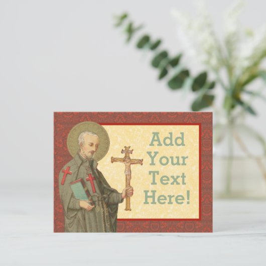 Camillus de Lellis (SAU 37) Postkarte (Stehend Vorderseite)