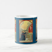 Camillus Praying Before a Crucifix (M 020) Kaffeetasse (Mittel)