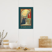 Camillus Praying Before a Crucifix (M 020) Poster (Küche)