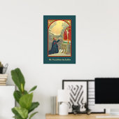 Camillus Praying Before a Crucifix (M 020) Poster (Heimbüro)