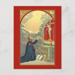 Camillus Praying Before a Crucifix (M 020) Postkarte
