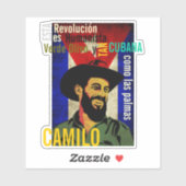 CAMILO CIENFUEGOS AUFKLEBER (Blatt)