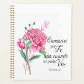 caminare pare fe fe spanies bible verse planer (Vorderseite)