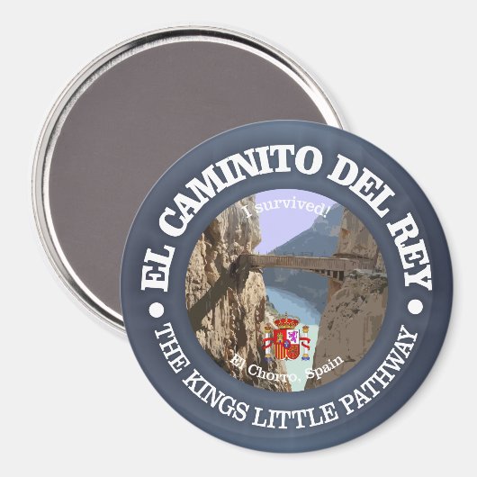 Caminito del Rey Magnet (Vorderseite/Rückseite)