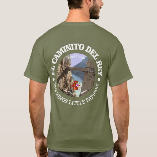 Caminito del Rey T-Shirt (Rückseite)
