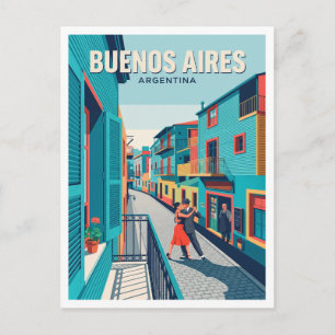 Caminito, La Boca, Buenos Aires Argentinien Souven Postkarte