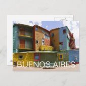 Caminito, La Boca, Buenos Aires Postkarte (Vorne/Hinten)