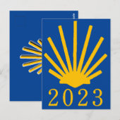 Camino de Santiago 2023 Postkarte (Vorne/Hinten)