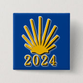 Camino de Santiago 2024 Button (Vorderseite)
