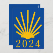 Camino de Santiago 2024 Postkarte (Vorne/Hinten)