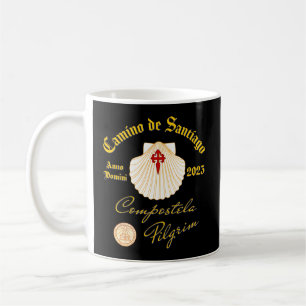 Camino De Santiago Anno Domini 2023 Scallop Musche Kaffeetasse