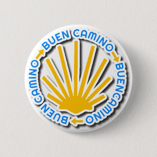 Camino de Santiago Buen Camino Button (Vorderseite)
