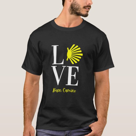 CAMINO DE SANTIAGO, BUEN CAMINO KEEPSAKE T-Shirt (Vorderseite)