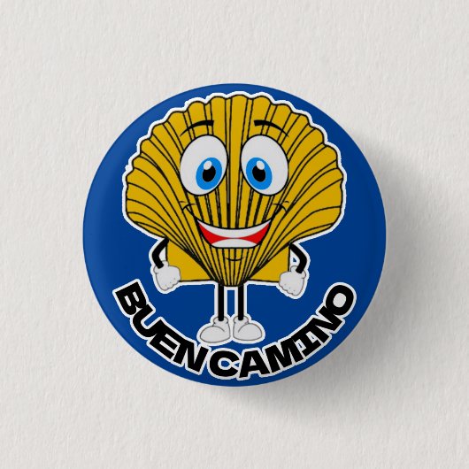 Camino de Santiago Button (Vorderseite)