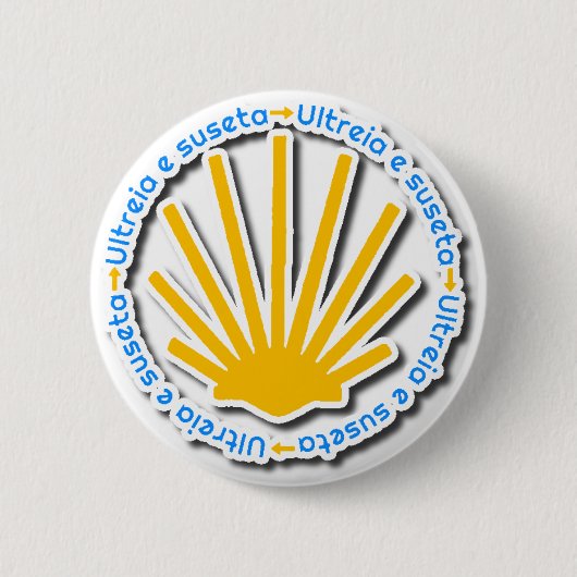 Camino de Santiago Button (Vorderseite)