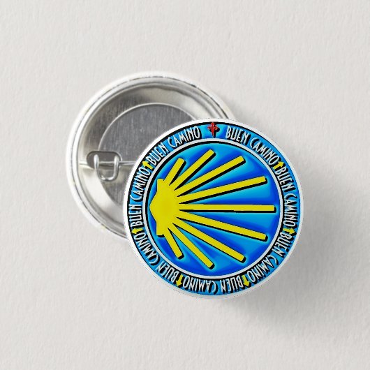 Camino de Santiago Button (Vorne & Hinten)