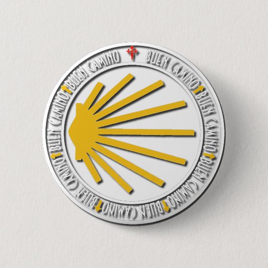 Camino de Santiago Button (Vorderseite)