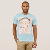 Camino de Santiago Compass - Psalm 16:11 Christlic T-Shirt (Vorne ganz)